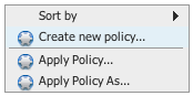 Create New Policy